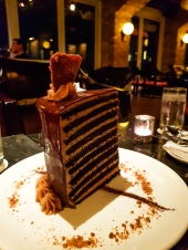 20 Layer chocolate cake at "Lavo" on top of the Marina Bay Sands hotel